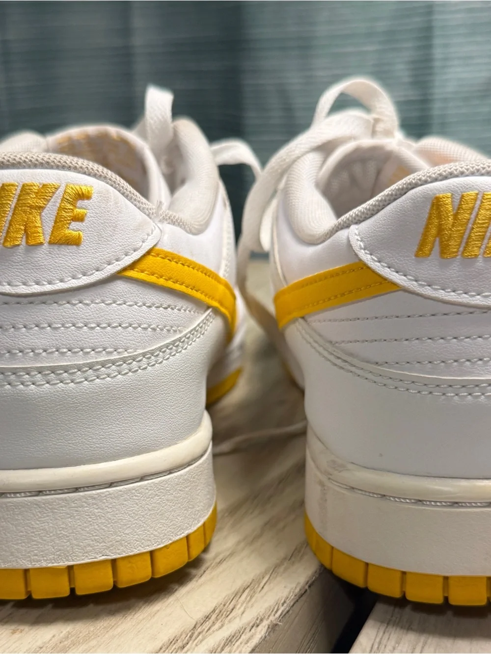 Nike Dunk Low White Opti Yellow DV0831-110 Men’s Size 13 Sneakers